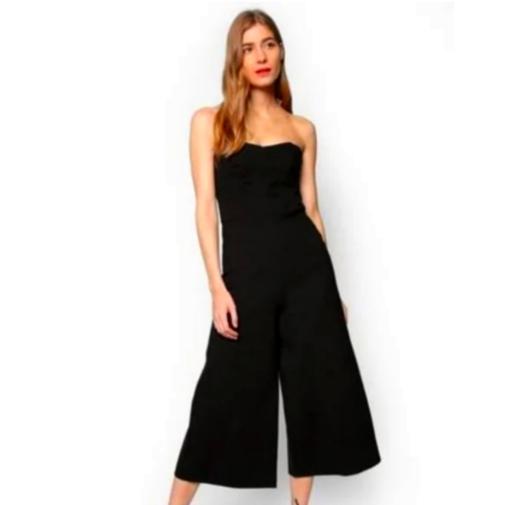 TopShop Strapless Pantsuit Sz 4